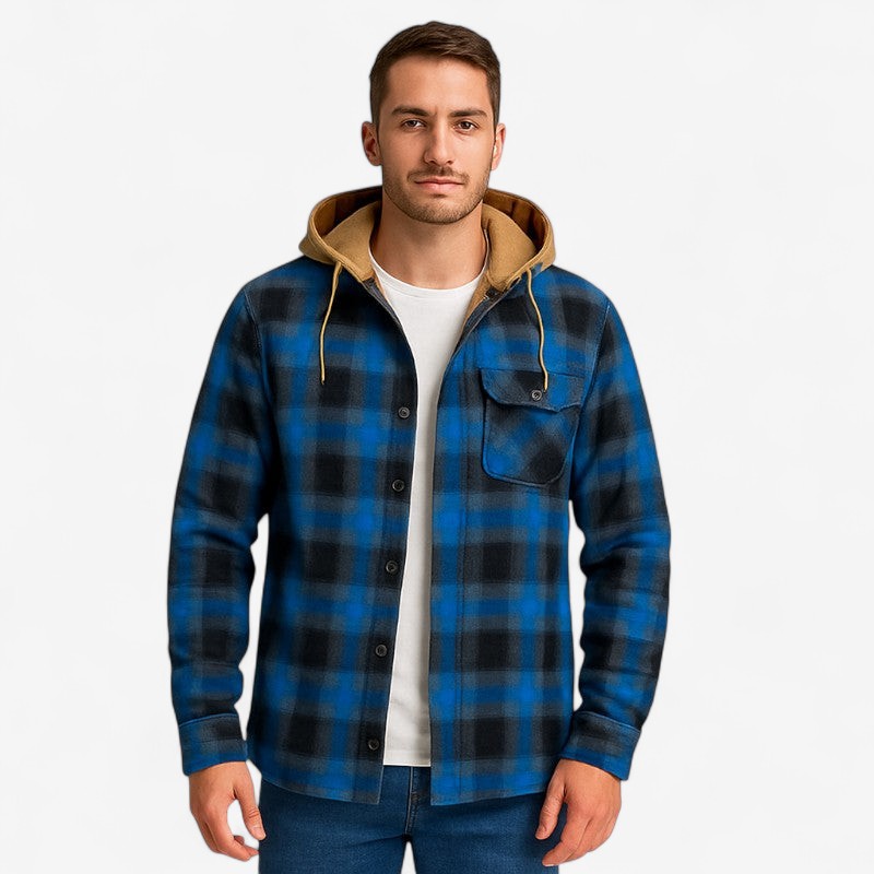 Kieran - Kapuzenjacke mit Taschen und langen Ärmeln