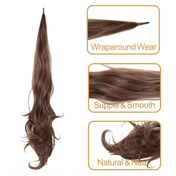 Crown - Voluminöses Haarteil Pferdeschwanz für einfaches Styling