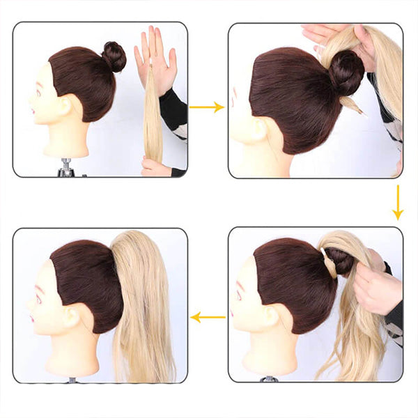Crown - Voluminöses Haarteil Pferdeschwanz für einfaches Styling