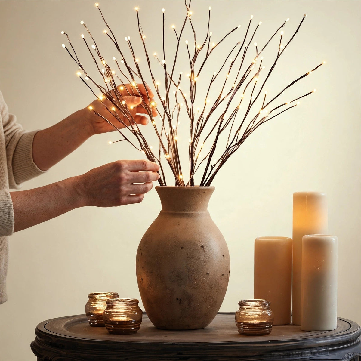 Yulebranch - LED-Zweig mit Beleuchtung für flexible Weihnachtsdekoration