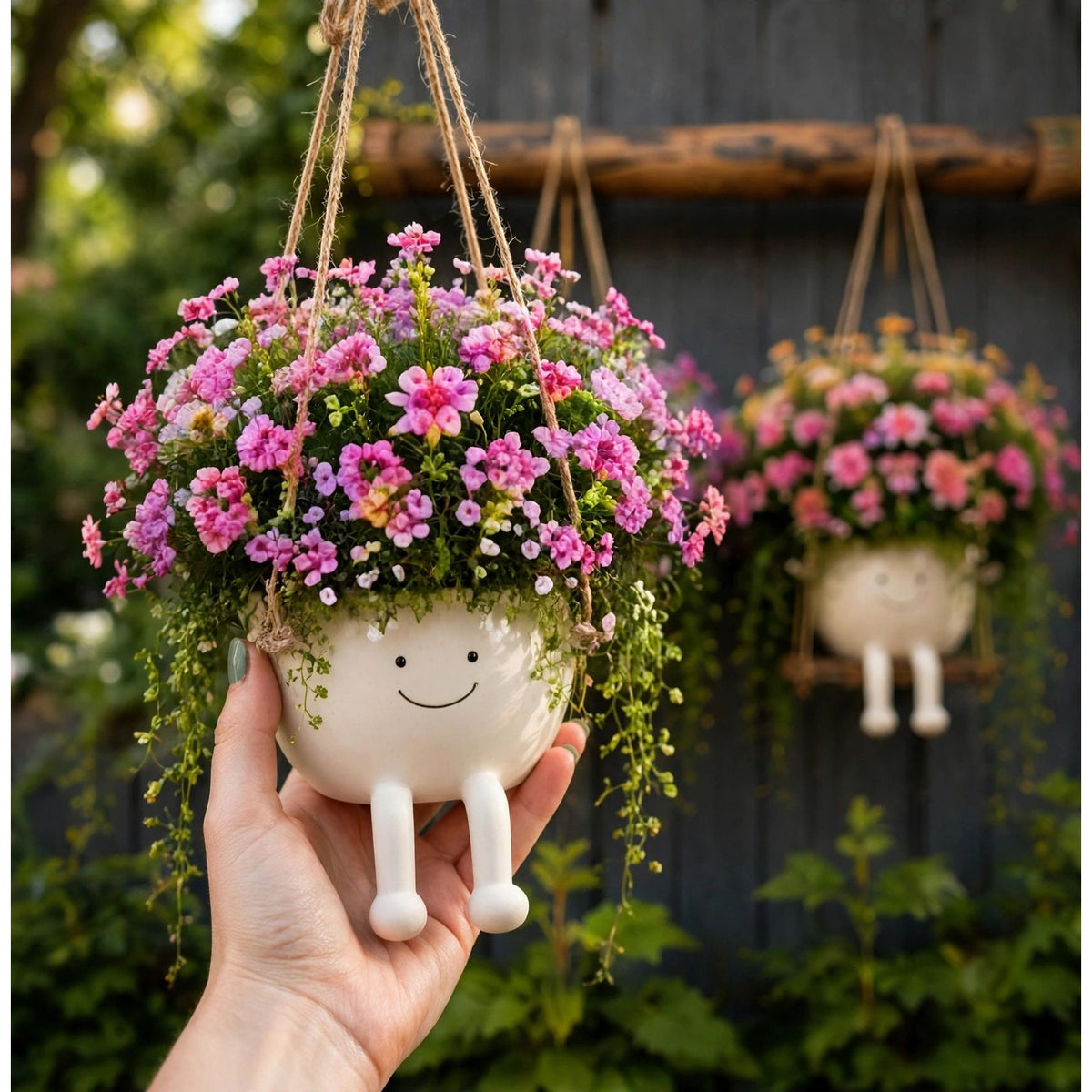 Plantwing - Schaukelnder Pflanzenhalter für Innenräume