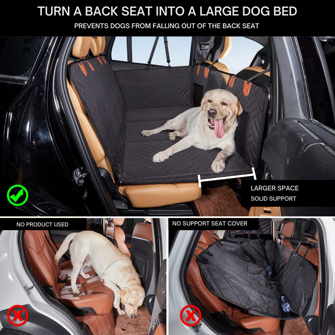 Autositz | Autositzschutz Hund | Wasserabweisende Rückbank Matte | PawGuard