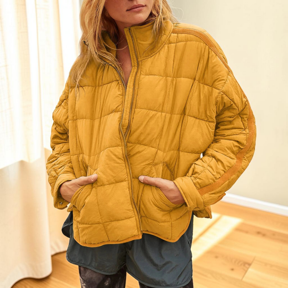 Pufflyn - Gemütliche Steppjacke mit hohem Kragen