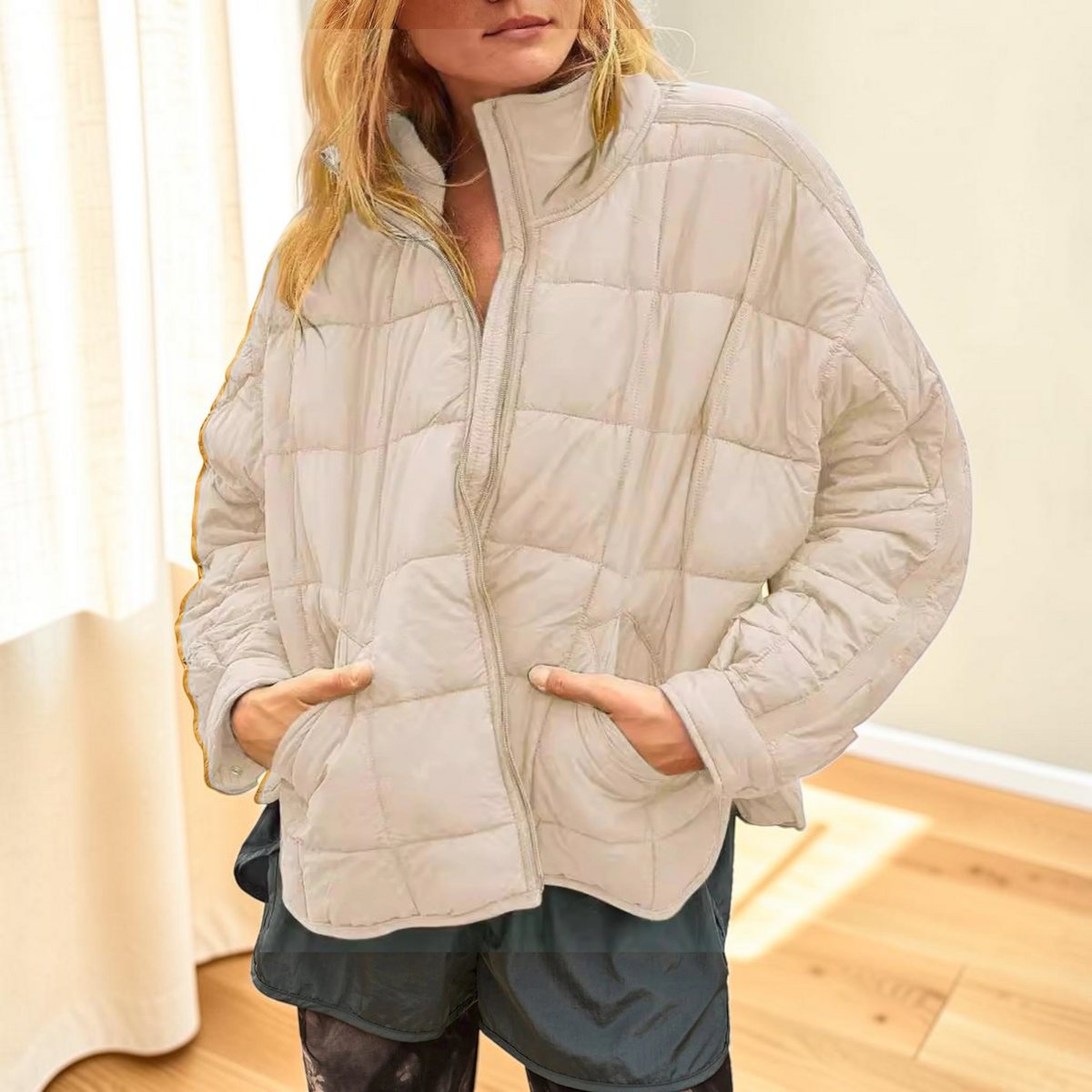 Pufflyn - Gemütliche Steppjacke mit hohem Kragen