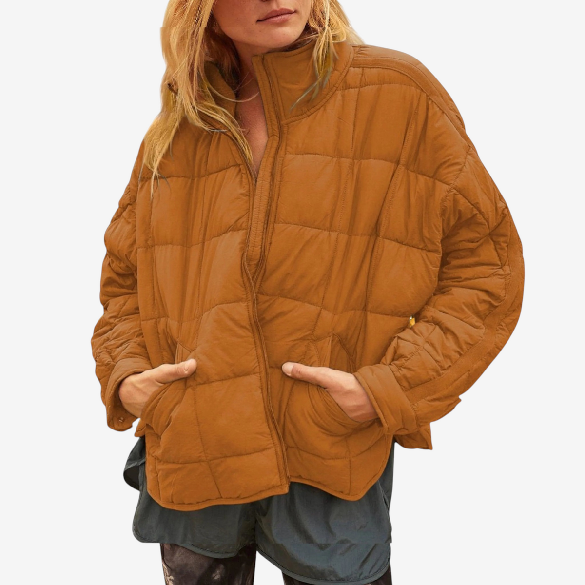 Pufflyn - Gemütliche Steppjacke mit hohem Kragen