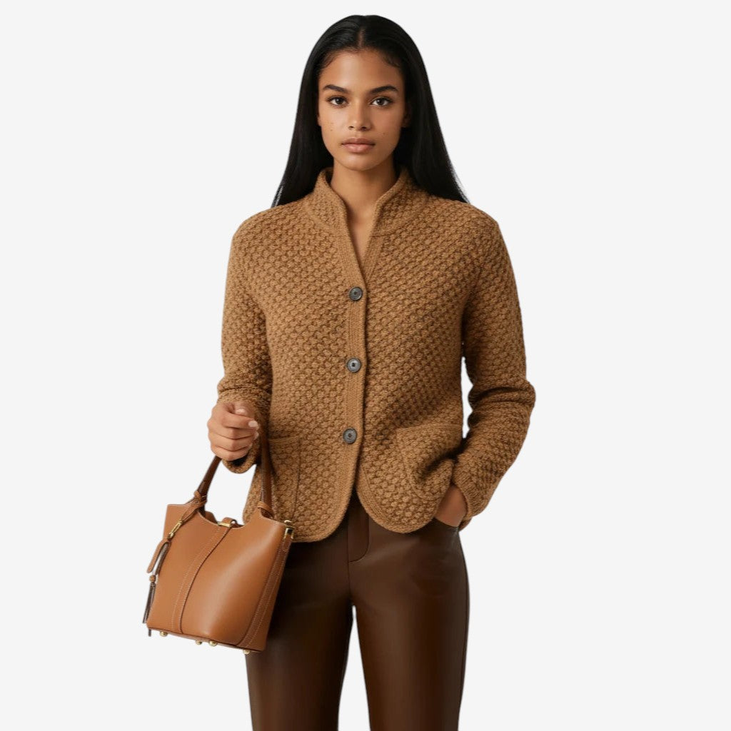 Cardelyn - Damen Cardigan mit Knopfverschluss vorne