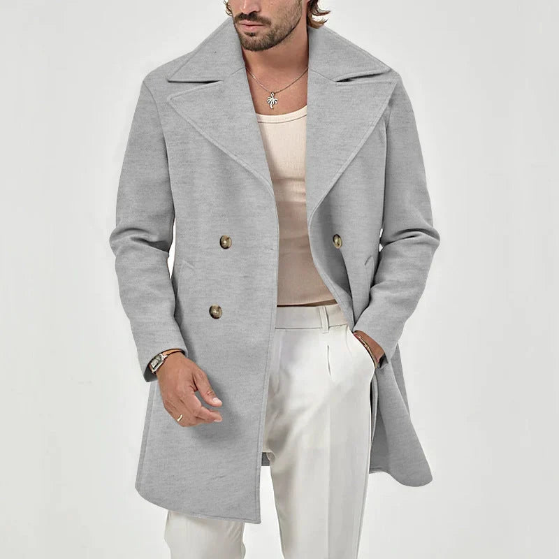Overton - Manteau mit breiten, geschwungenen Revers
