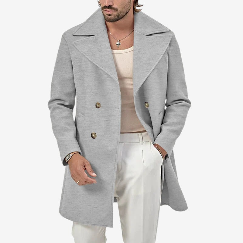Overton - Manteau mit breiten, geschwungenen Revers
