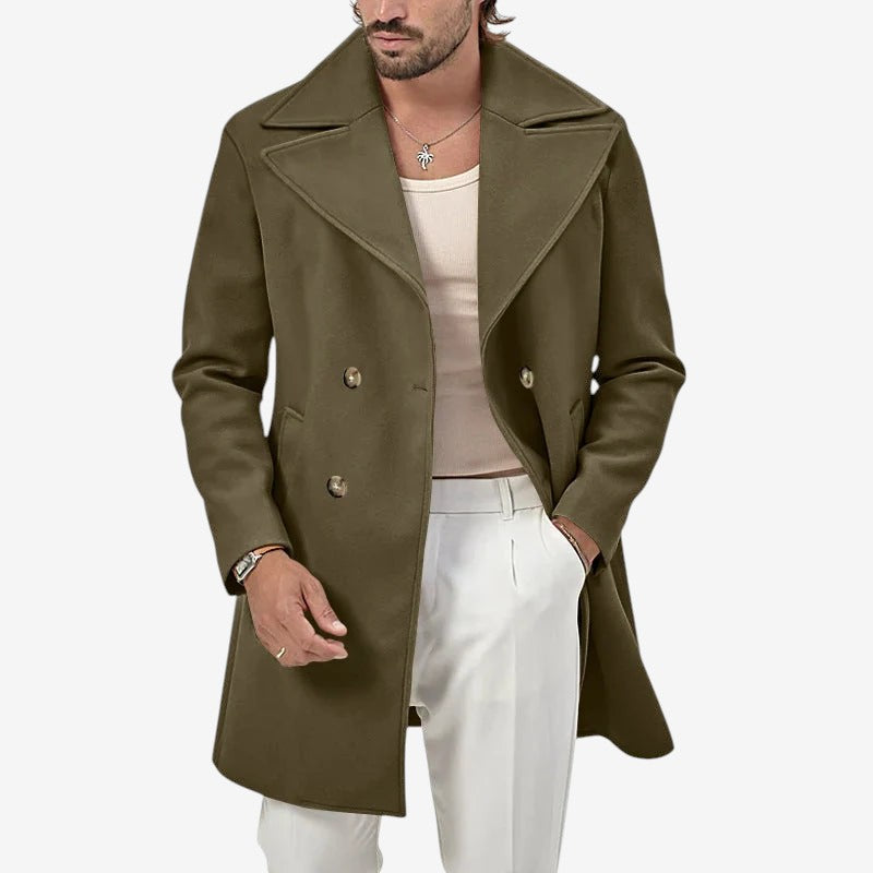 Overton - Manteau mit breiten, geschwungenen Revers