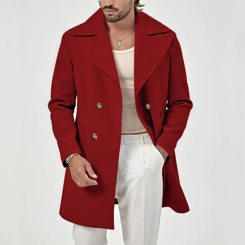 Overton - Manteau mit breiten, geschwungenen Revers
