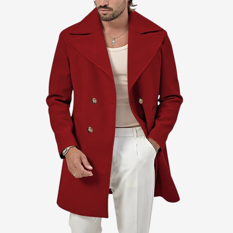 Overton - Manteau mit breiten, geschwungenen Revers