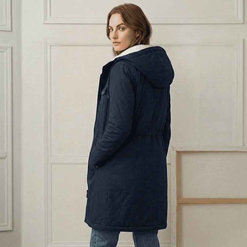 Fleecely - Parka mit Fleece-Futter und fester Kapuze
