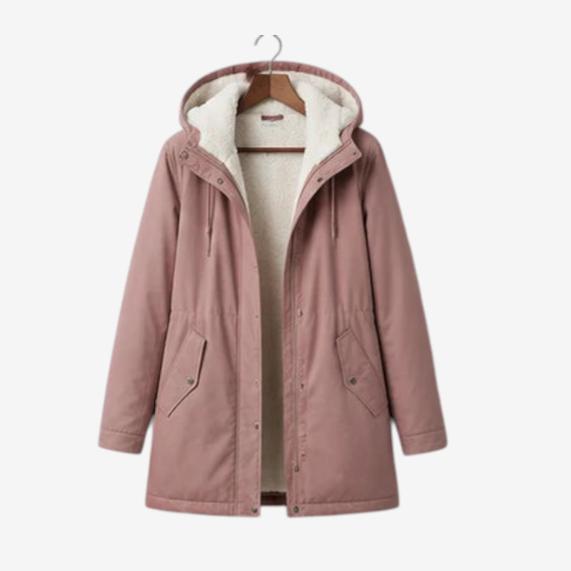 Fleecely - Parka mit Fleece-Futter und fester Kapuze