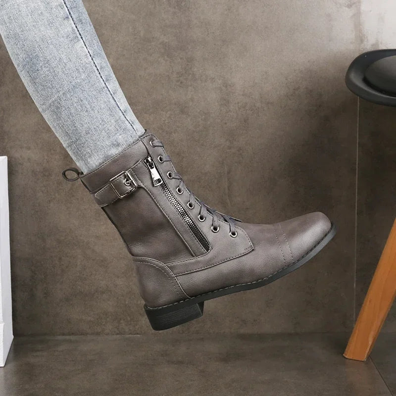 Lacenex - Damen-Stiefel Mit Hoher Schaft