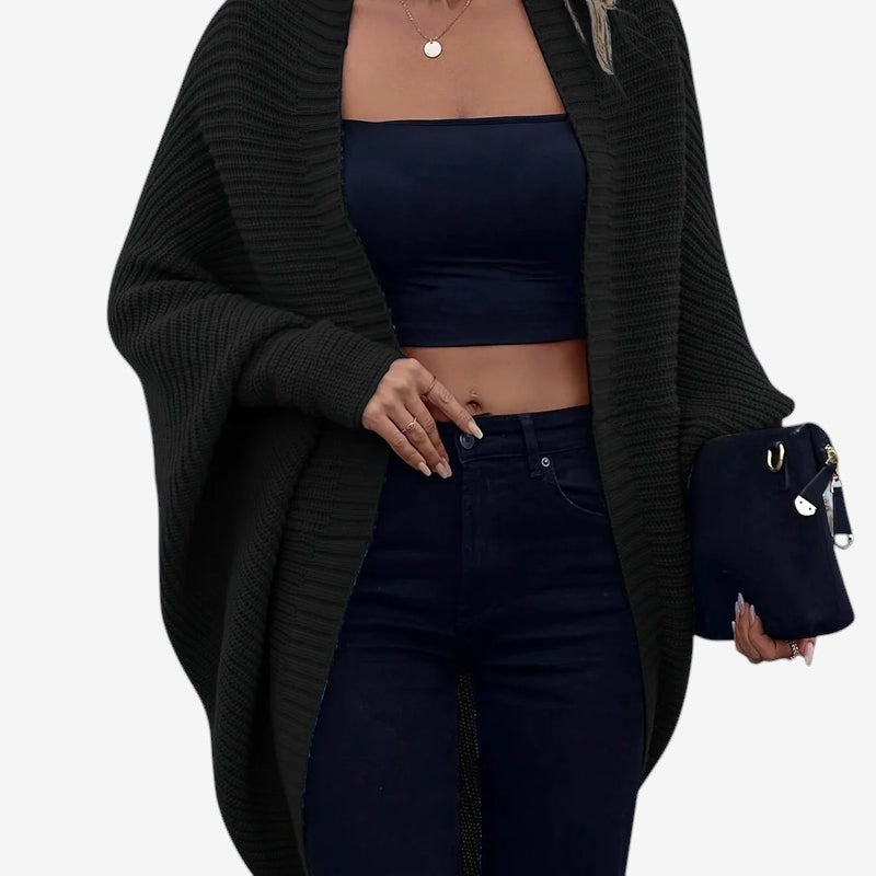 Talvera - Damen Strickjacke in mittlerer Länge