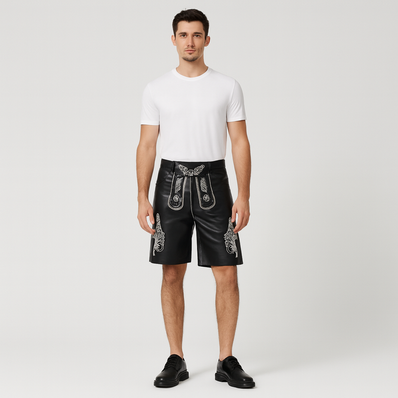 Kurze Trachtenhose mit Verstellbare Träger