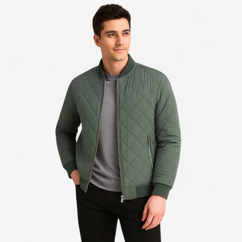 Pablo - Langarmjacke mit Kragen und Reißverschlusstaschen