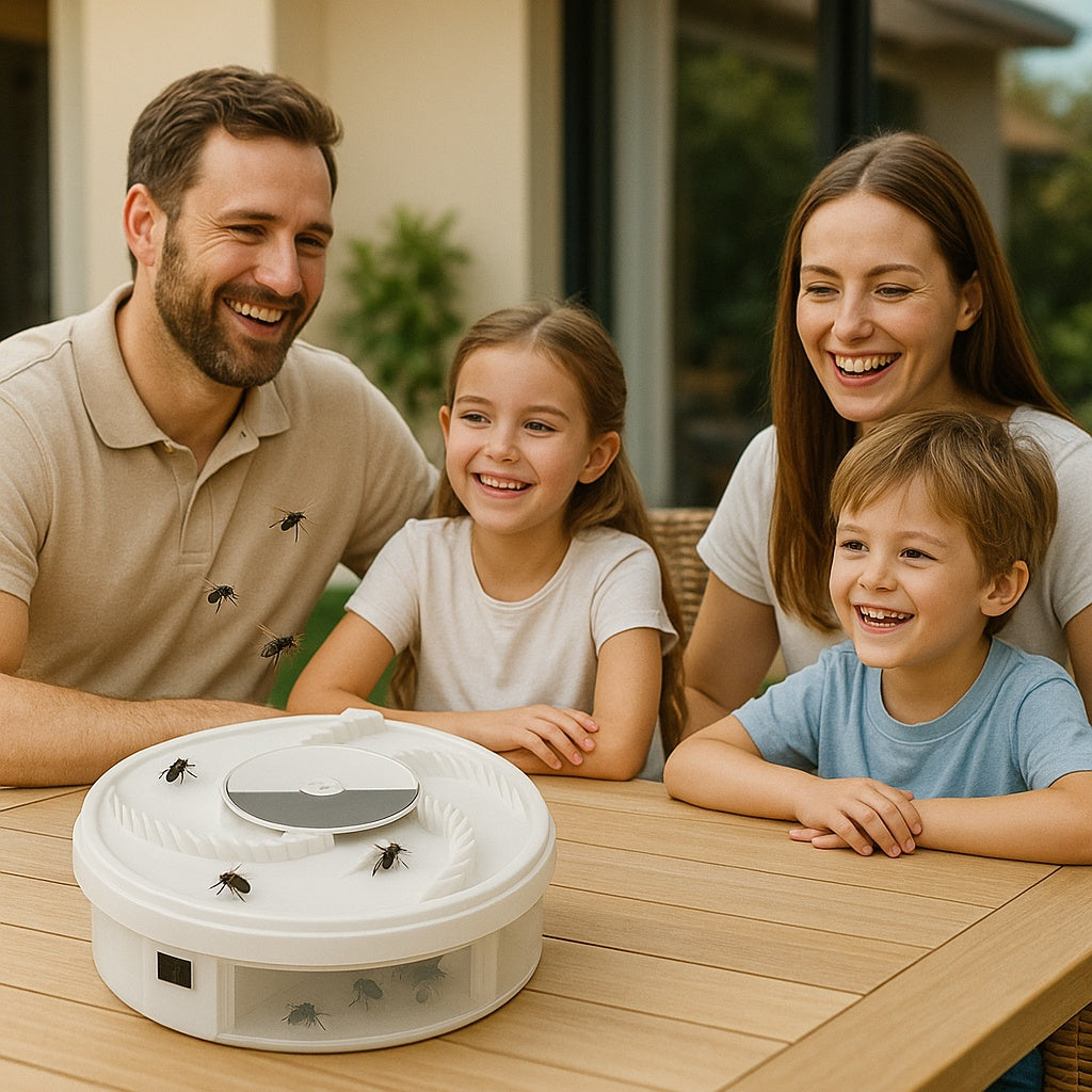 Flylume - Elektrische Fliegenfalle mit LED-Licht und USB-Ladung