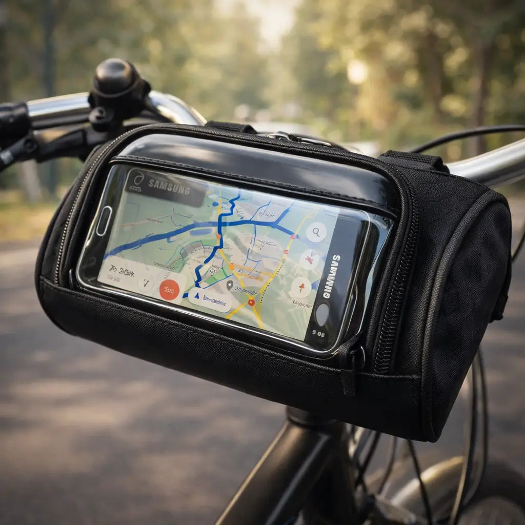 Fahrradtasche | Touchscreen-kompatibel | Universelles Klettverschlusssystem | Ridepocket