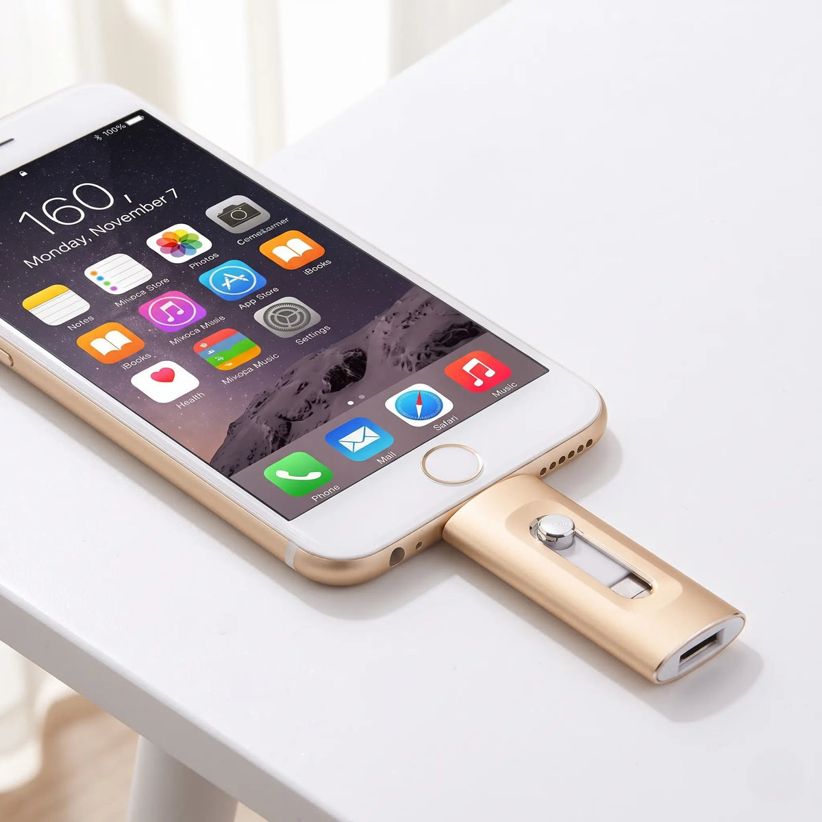 FlashLink – 3-in-1 USB-Stick für iPhone, Android & PC