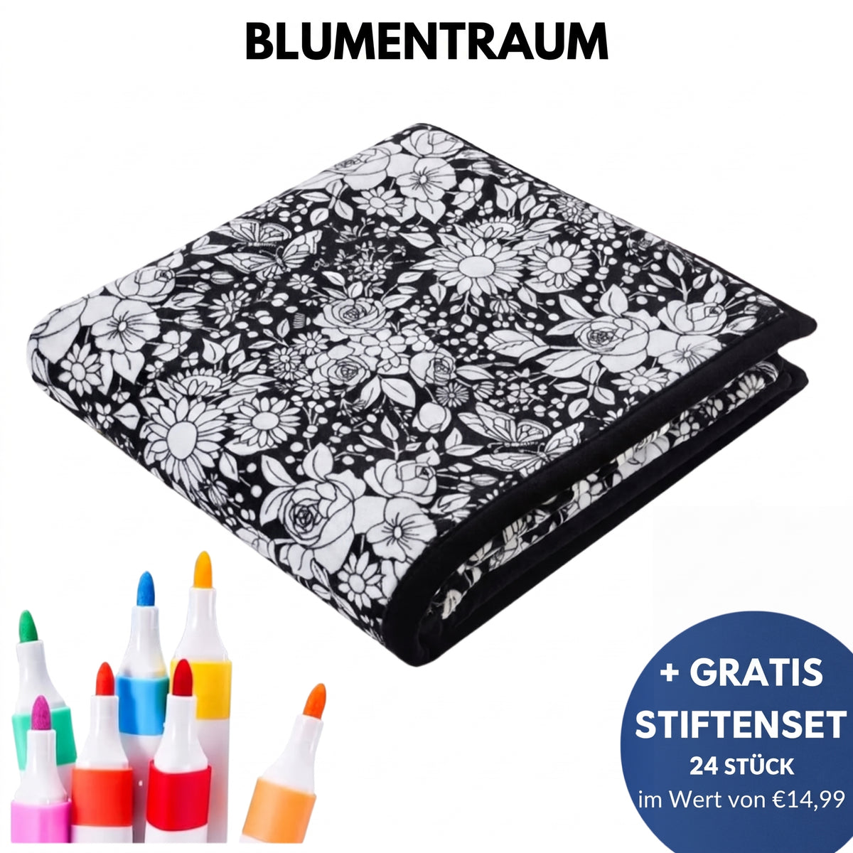 Colorcraft - Inkleurbare Decke mit Kreativen Mustern