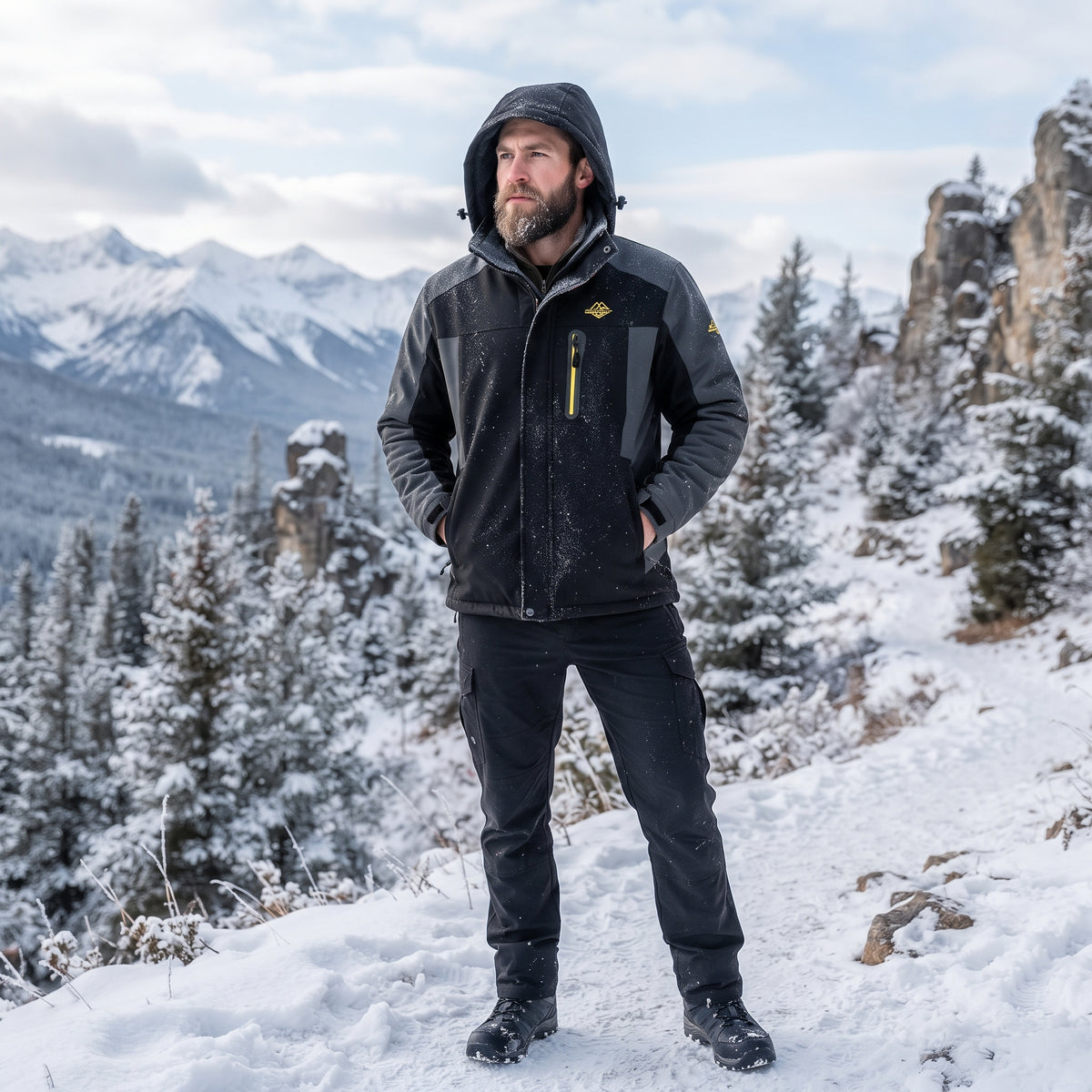 Warmtrek - Wasserdichter Wintermantel mit Fleece-Futter