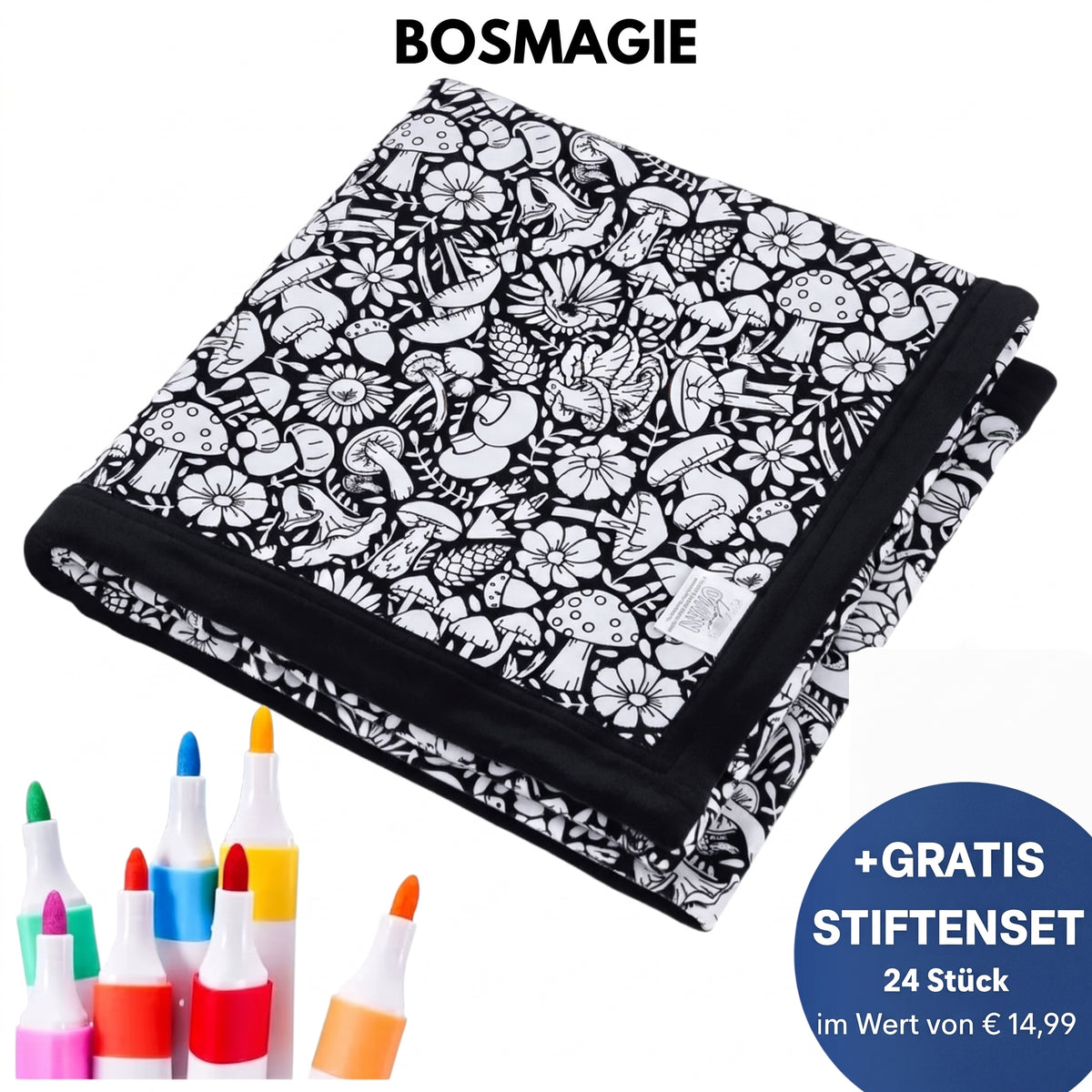 Colorcraft - Inkleurbare Decke mit Kreativen Mustern