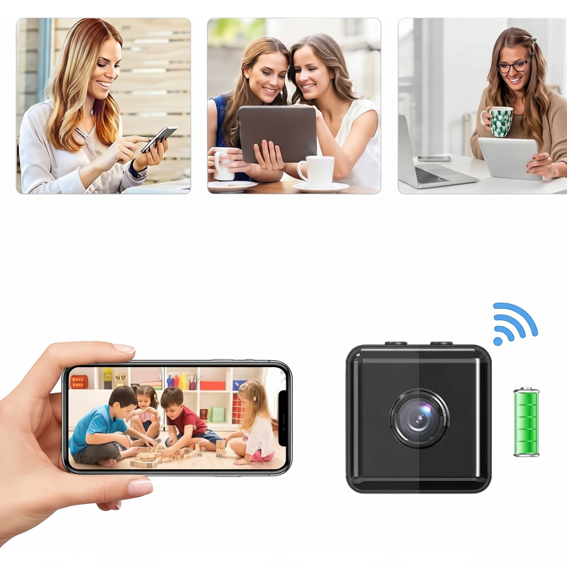 WatchNest - Mini WLAN-Überwachungskamera mit 1080P HD-Auflösung