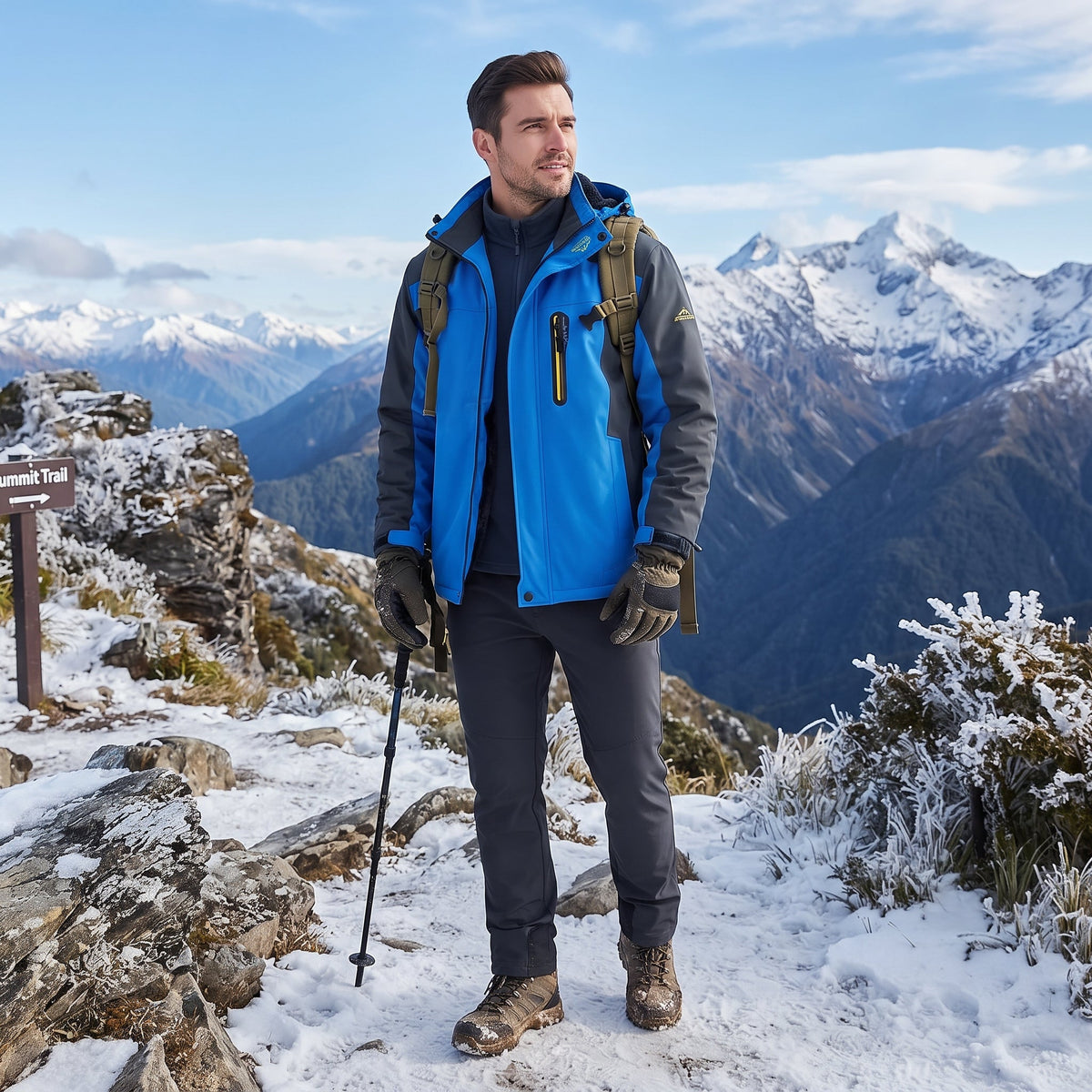 Warmtrek - Wasserdichter Wintermantel mit Fleece-Futter