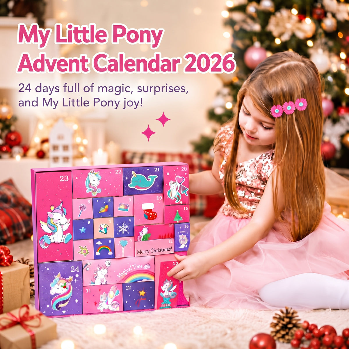 Yuleponies - My Little Pony-Adventskalender mit Haaraccessoires und Schmuck