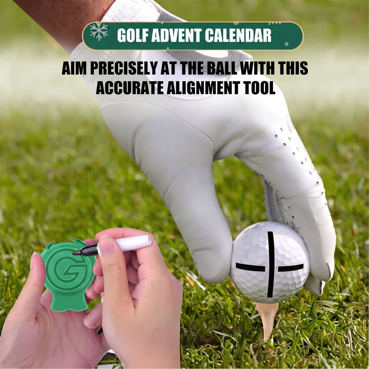 Golfholly - Golf-Adventskalender mit Zubehör