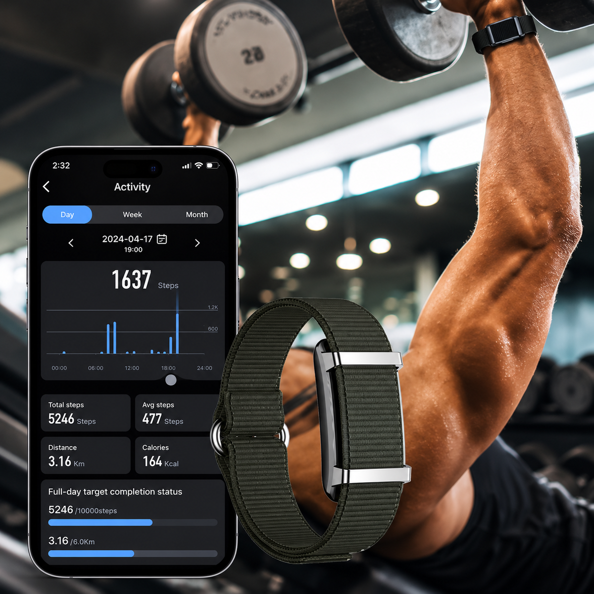 StepWeave - Screenloser Fitness-Tracker mit Herzfrequenzüberwachung