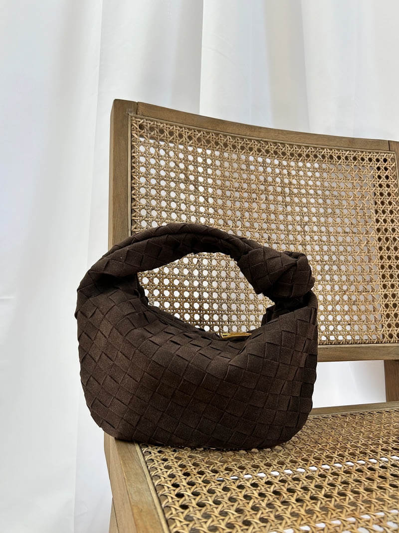 Handtasche | Knotendesign | Vegane Wildleder-Optik | Knotéa