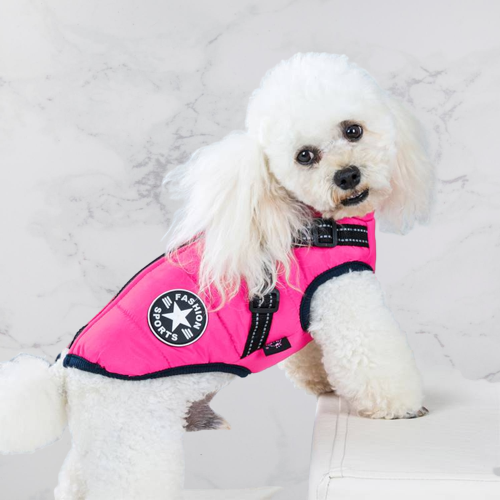 Hundejacke | Wind- & Wasserabweisend | Integriertes Geschirr | DoggyKönig