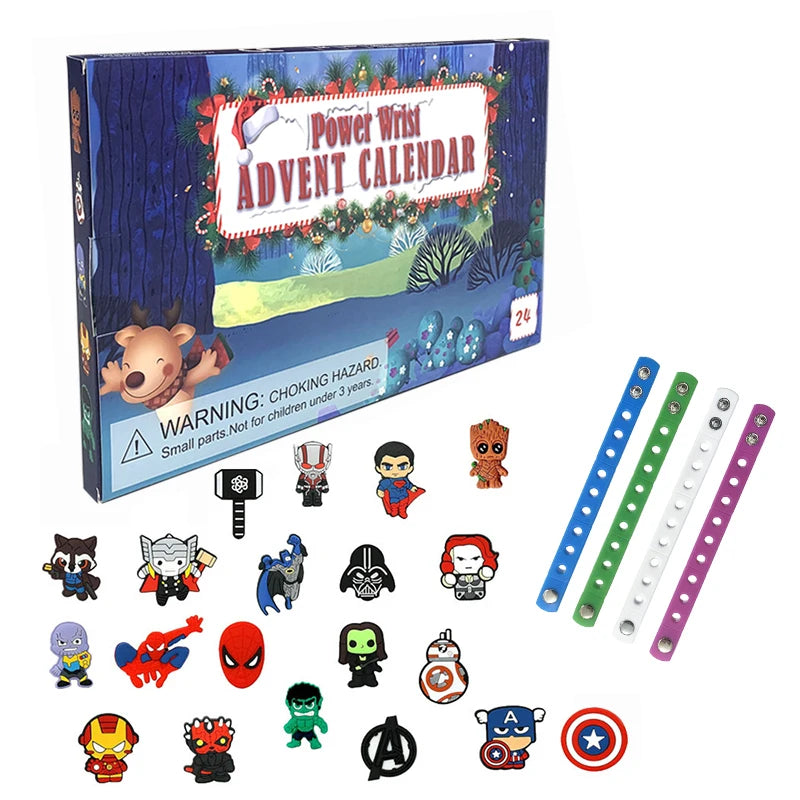 Superhelden-Adventskalender mit 24 Actionfiguren