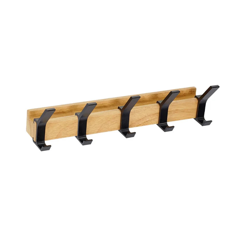 Wandgarderobe mit beweglichen Doppelhaken