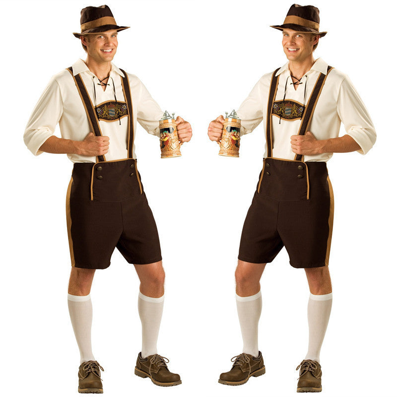 Herren-Trachtenkurzanzug mit Knopfverschluss