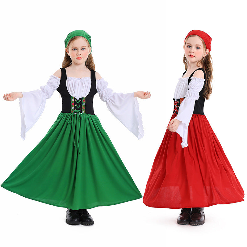 Mädchen-Mittelalterkleid mit Historischer Stil