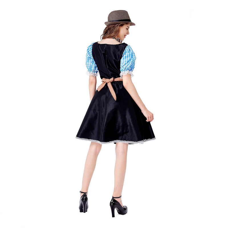 Damen-Trachtenkleid mit Karomuster