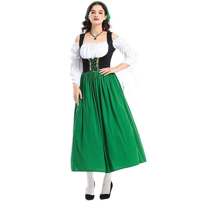 Damen-Renaissancekleid mit Schnürmieder