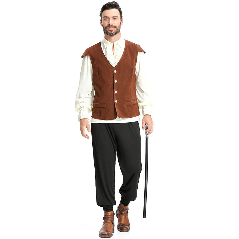 Herrenweste im viktorianischen Stil