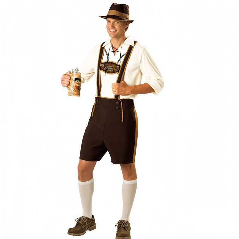 Herren-Trachtenkurzanzug mit Knopfverschluss