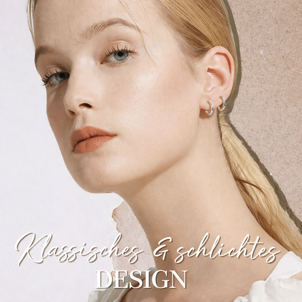 Ohrringe Ohne Piercing | Einziehbarer Verschluss | Bequem & Sicher | PierceFree