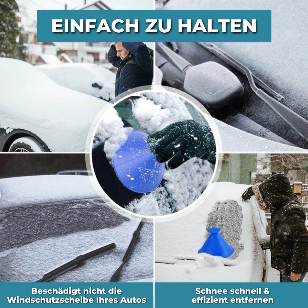1+1 Gratis | Frostic - Kegelförmiger Eiskratzer für Autoscheiben