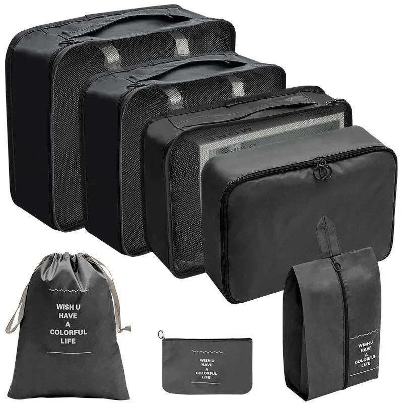 Koffer Organizer Set 7–10 Teilig mit Packwürfeln