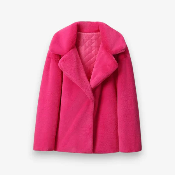 Amelie – Fleecegefütterte Jacke mit Reverskragen und Taschen