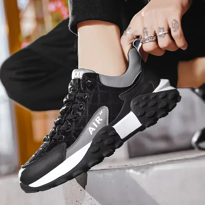 Sporten - Herren-Sportschuhe mit Schnürverschluss und Mesh-Obermaterial