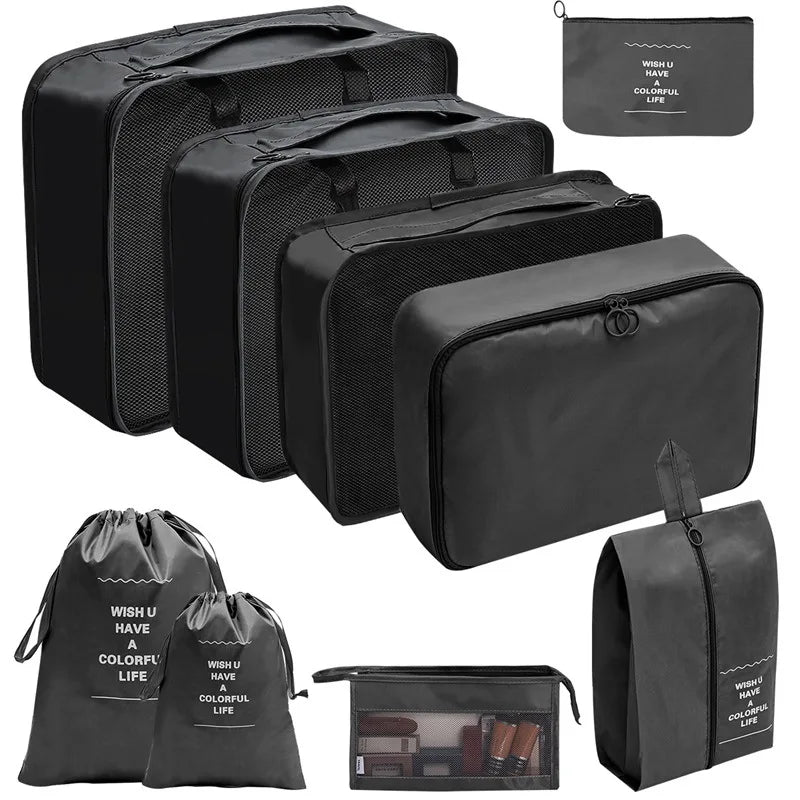Koffer Organizer Set 7–10 Teilig mit Packwürfeln