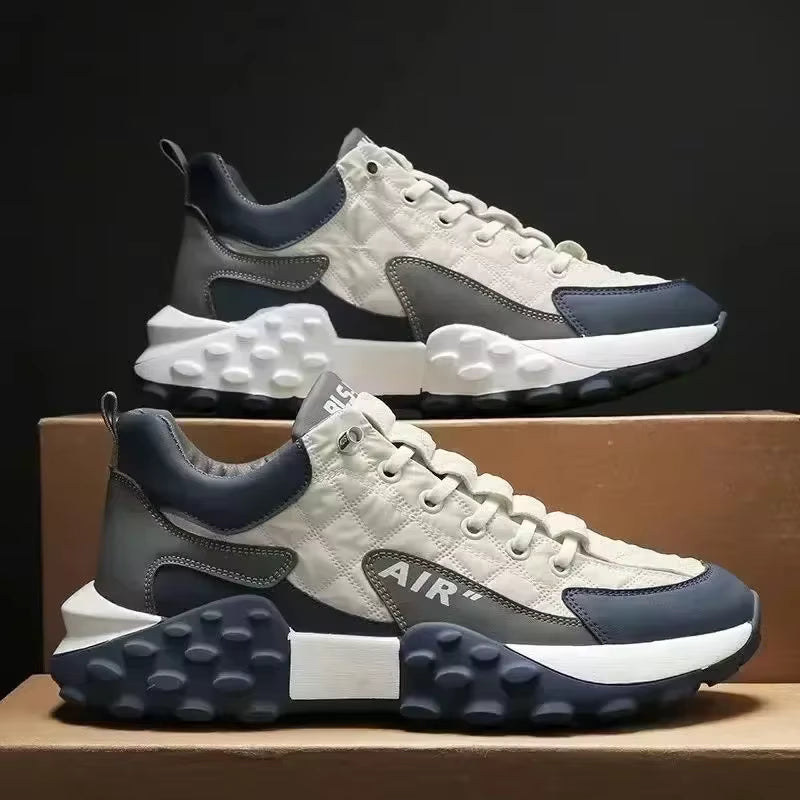 Sporten - Herren-Sportschuhe mit Schnürverschluss und Mesh-Obermaterial