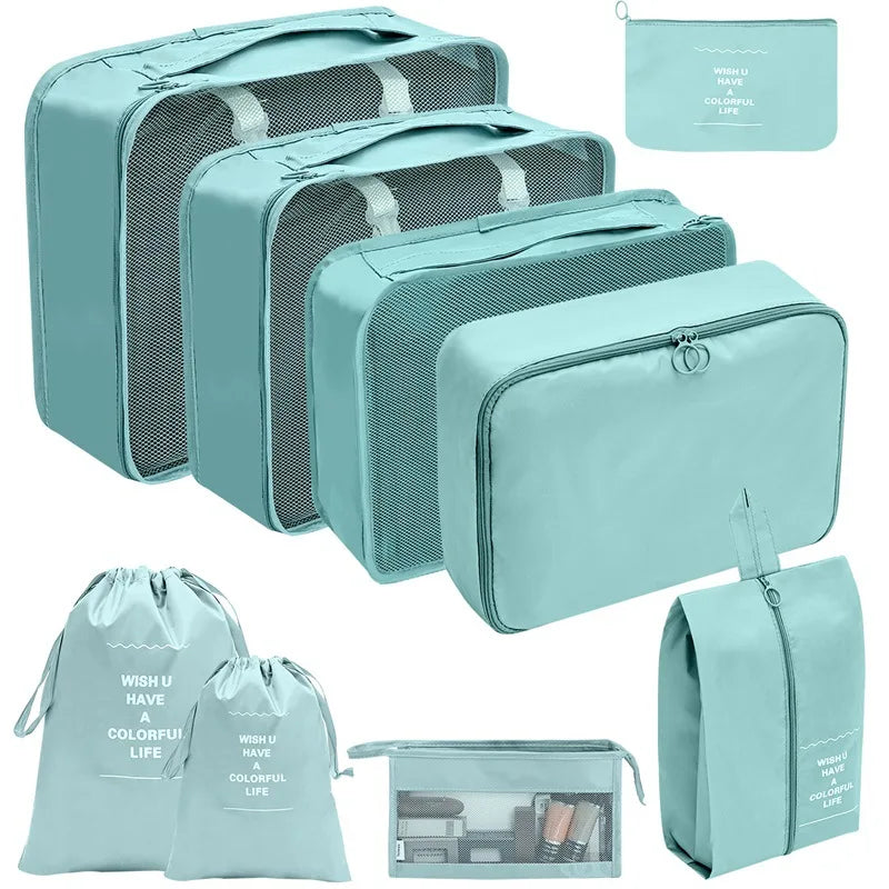 Koffer Organizer Set 7–10 Teilig mit Packwürfeln